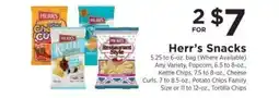 ShopRite Herr's Snacks offer