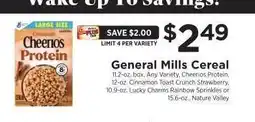 ShopRite General Mills Cereal offer