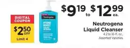 ShopRite Neutrogena Liquid Cleanser offer