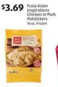 Aldi Fusia Asian Inspirations Chicken or Pork Potstickers offer