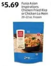 Aldi Fusia Asian Inspirations Chicken Fried Rice or Chicken Lo Mein offer
