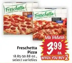 Foodmaxx Freschetta Pizza offer