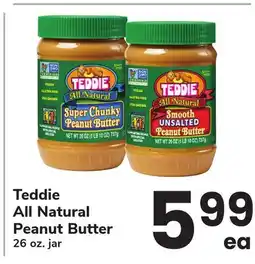 ACME Teddie All Natural Peanut Butter offer