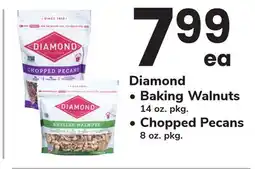 ACME Diamond Baking Walnuts 14 oz. pkg. • Chopped Pecans 8 oz. pkg offer