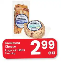 ACME Kaukauna Cheese Logs or Balls offer