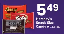 ACME Hershey's Snack Size Candy offer