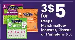 ACME Peeps Marshmallow Monster, Ghosts or Pumpkins offer