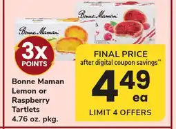 ACME Bonne Maman Lemon or Raspberry Tartlets offer