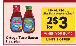 ACME Ortega Taco Sauce offer