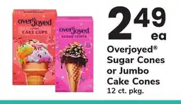 ACME Overjoyed Sugar Cones or Jumbo Cake Cones offer