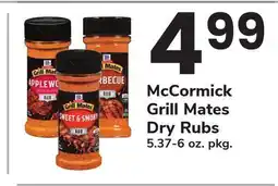 ACME McCormick Grill Mates Dry Rubs offer