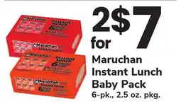 ACME Maruchan Instant Lunch Baby Pack offer