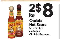ACME Cholula Hot Sauce offer