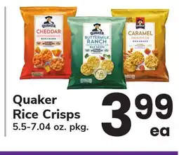 ACME Quaker Rice Crisps offer