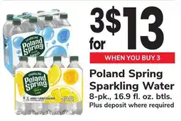 ACME Poland Spring Sparkling Water offer