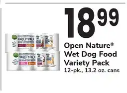 ACME Open Nature Wet Dog Food Variety Pack offer