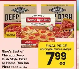 ACME Gino's East of Chicago Deep Dish Style Pizza or Home Run Inn Pizza offer
