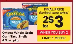 ACME Ortega Whole Grain Corn Taco Shells offer