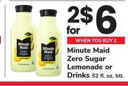 ACME Minute Maid Zero Sugar Lemonade or Drinks offer