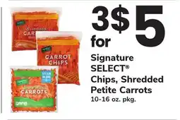 ACME Signature SELECT Chips, Shredded Petite Carrots offer