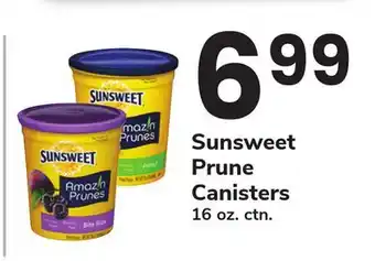 ACME Sunsweet Prune Canisters offer