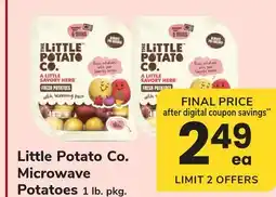 ACME Little Potato Co. Microwave Potatoes offer