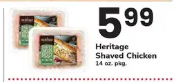 ACME Heritage Shaved Chicken offer