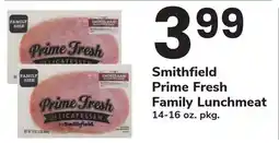 ACME Smithfield Prime Fresh Family Lunchmeat offer