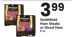 ACME Smithfield Ham Steaks or Diced Ham offer