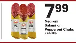 ACME Negroni Salami or Pepperoni Chubs offer