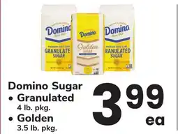 ACME Domino Sugar • Granulated 4 lb. pkg. • Golden 3.5 lb. pkg offer