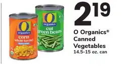 ACME O Organics Canned Vegetables offer