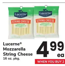 ACME Lucerne Mozzarella String Cheese offer