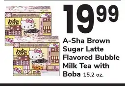 ACME A-Sha Brown Sugar Latte Flavored Bubble Milk Tea with Boba offer