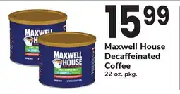 ACME Maxwell House Decaffeinated Coffee offer