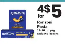 ACME Ronzoni Pasta offer