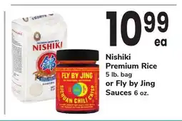 ACME Nishiki Premium Rice 5 lb. bag or Fly by Jing Sauces 6 oz offer