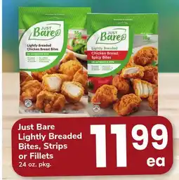 ACME Just Bare Lightly Breaded Bites, Strips or Fillets offer