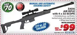 Big 5 Hatsan Zada Air Rifle with 4x32 Scope offer