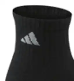 Big 5 adidas Athletic Quarter-Crew Socks-6-Pack offer