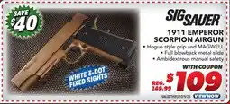 Big 5 Sig Sauer 1911 Emperor Scorpion CO2 BB Pistol offer