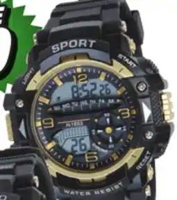 Big 5 Accutime Gold Accented Rugged Sport Digital Watch offer