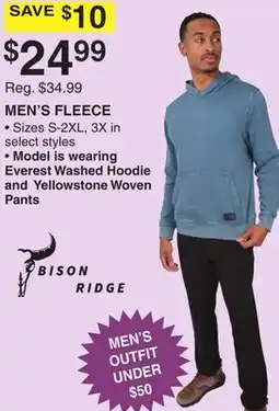 Dunham's Sports BISON RIDGE MEN'S FLEECE offer