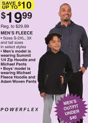 Dunham's Sports POWERFLEX MEN'S FLEECE offer