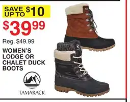 Dunham's Sports WOMEN'S LODGE OR CHALET DUCK BOOTS offer