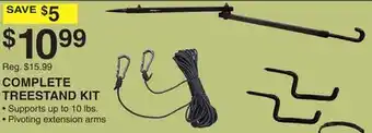 Dunham's Sports COMPLETE TREESTAND KIT offer
