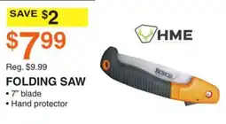 Dunham's Sports FOLDING SAW offer