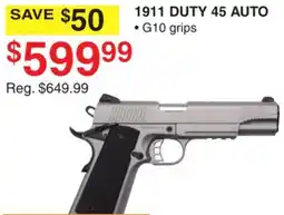 Dunham's Sports 1911 DUTY 45 AUTO offer