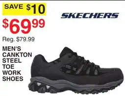 Dunham's Sports SKECHERS MEN'S CANKTON STEEL TOE WORK SHOES offer