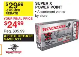 Dunham's Sports WINCHESTER SUPER X POWER POINT offer